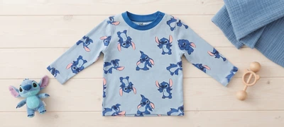 Дитячий лонгсліф disney (stitch) для малюків, 6–9 місяців / 74 см