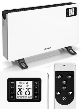 Електричний конвекторний обігрівач Maltec CH2000DW Turbo 2000W пульт дисплей LCD