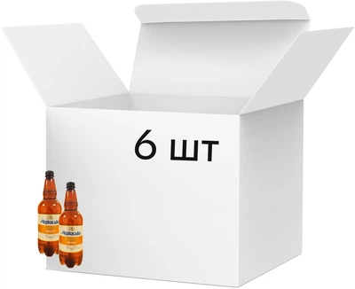 Упаковка пива Черкаське Деликат светлое 4% 1 л х 6 шт (4820120806148)