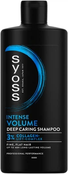 Szampon do włosów Syoss Intense Volume Ryżem do włosów cienkich i łamliwych 440 ml (9000101277296)