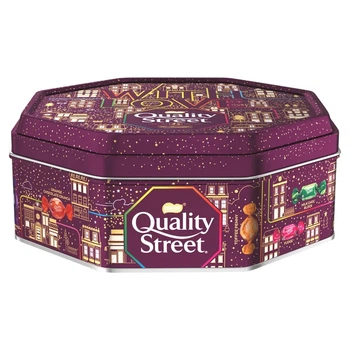 Набір шоколадних цукерок Nestlé Quality Street у металевій банці 700 г