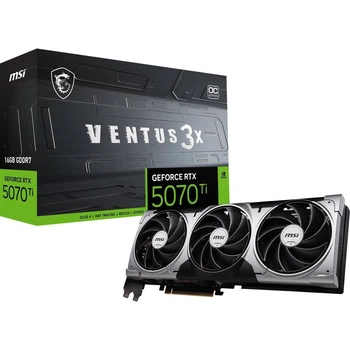 Видеокарта MSI GeForce RTX 5070 Ti 16GB Ventus 3X OC (912-v531-673) EU [183247]