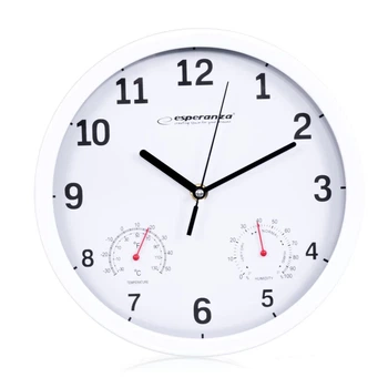 Часы настенные Esperanza LYON EHC016W White (5901299930083)