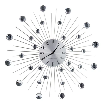 Часы настенные Esperanza Boston EHC002 Silver (5901299929209)