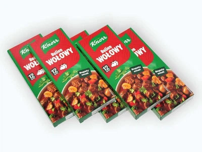 Бульонные кубики Knorr из говядины, комплект из пяти, 60 шт