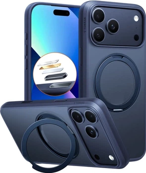 Etui do smartfona Apple iPhone 18 Pro Max/iPhone 17 Pro Max TORRAS Ostand Pro Midnight Blue (6938075662257)