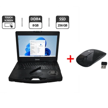 Полузащищенный ноутбук Б-класс Getac S410 G2 / 14" (1366x768) TN Touch / Intel Core i5-8250U (4 (8) ядра по 1.6 - 3.4 GHz) / 8 GB DDR4 / 256 GB SSD / Intel UHD Graphics 620 / Стилус / Windows 11 Pro б/у + Подарок Беспроводная мышка