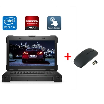 Захищений ноутбук Dell Latitude 5424 Rugged / 14" (1920x1080) IPS Touch / Intel Core i7-8650U (4 (8) ядра по 1.9 - 4.2 GHz) / 16 GB DDR4 / 512 GB SSD / AMD Radeon RX 540, 2 GB GDDR5, 128-bit / WebCam / Windows 10 б/в + Подарунок Бездротова миша / USB