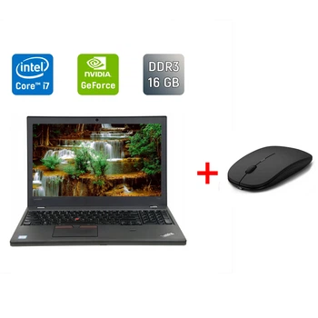 Ноутбук Б-клас Lenovo ThinkPad T560 / 15.6" (1920x1080) IPS / Intel Core i7-6600U (2 (4) ядра по 2.6 - 3.4 GHz) / 16 GB DDR3 / 250 GB SSD / nVidia GeForce 940MX, 2 GB GDDR5, 64-bit / WebCam / TouchID б/в + Подарунок Бездротова миша / USB