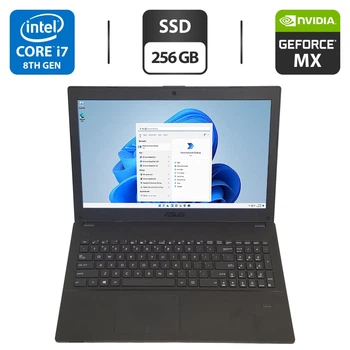 Ноутбук Asus Pro P2540 / 15.6" (1920x1080) TN / Intel Core i7-8550U (4 (8) ядра по 1.8 - 4.0 GHz) / 12 GB DDR4 / 256 GB SSD / nVidia GeForce MX110, 2 GB GDDR5, 64-bit / WebCam б/у