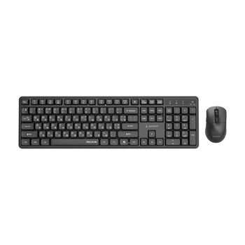 Комплект Gembird Silent Key Pro Business Wireless Black (KBS-WMS-01-CYRL)