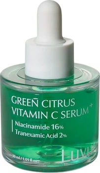 Сироватка для обличчя Luvum Green Citrus Vitamin C Plus освітлювальна 30 мл (8809736650969)