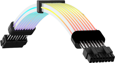 Kabel przedłużający do zasilacza GameMax VGA/CPU 2x8PIN-B Black