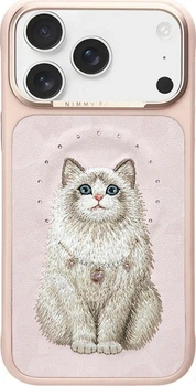 Etui do smartfona Apple iPhone 18 Pro Max/iPhone 17 Pro Max Nimmy Lucky Fashion Cat MagSafe Pink (6980002140734)