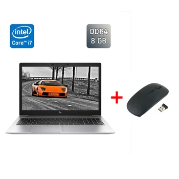 Ультрабук HP EliteBook 850 G6 / 15.6" (1920x1080) IPS / Intel Core i7-8565U (4 (8) ядра по 1.8 - 4.6 GHz) / 8 GB DDR4 / 256 GB SSD / Intel UHD Graphics / WebCam / TouchID / Windows 10 б/у + Подарок Беспроводная мышь / USB