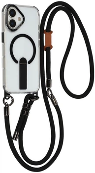 Чохол для смартфона Apple iPhone 17 Hurtel MagSafe Transparent / Black (5907769395369)