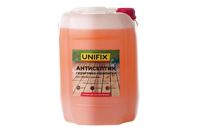 Антисептик грунтовка-пропитка для обработки древесины Unifix 10 кг (951130)