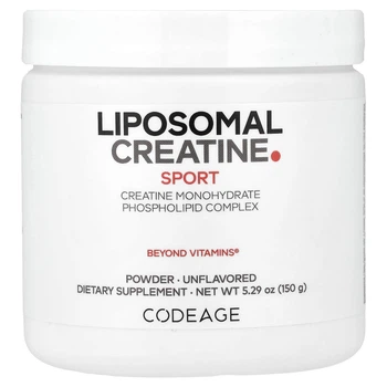 Креатин моногідрат Codeage Sport Liposomal Creatine Powder 150 грам