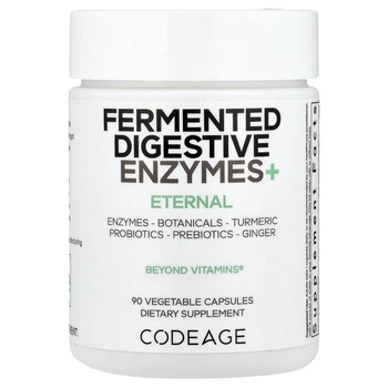 Травні ферменти Codeage Fermented Digestive Enzymes+ 90 рослинних капсул