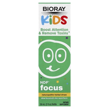 Пробиотические капли детские Bioray Kids NDF Focus Naturopathic Probiotic Drops Citrus 60 мл