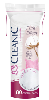Ватні диски Cleanic Pure Effect 80 шт (5900095000105)