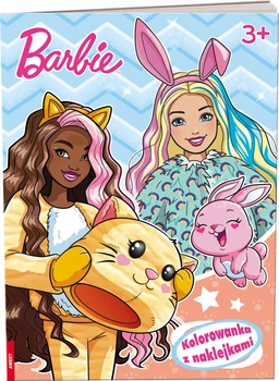 Kolorowanka z naklejkami Ameet Barbie Kolorowanka z wzorem (9788325339203)