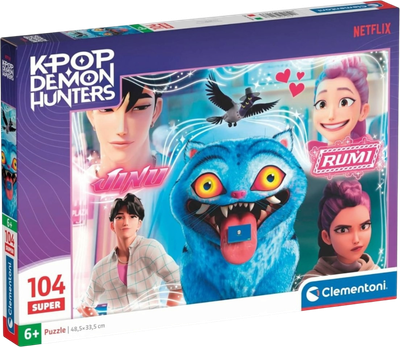 Пазл Clementoni Super Color K-POP Demon Hunters 104 елементи (8005125272433)