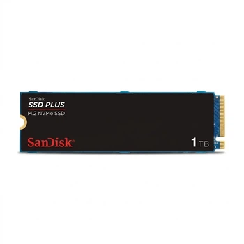 SSD диск SANDISK Plus 1TB M.2 2280 NVMe PCIe 3.0 QLC (SDSSDA3N-1T00-G26)
