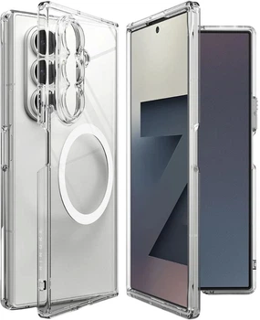 Etui do smartfona Samsung Galaxy Z Fold7 Ringke Fusion Magnetic Clear with MagSafe (8800293855293)