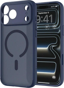 Чохол для смартфона Apple iPhone 18 Pro/iPhone 17 Pro Spigen Ultra Hybrid Mag MagSafe Frost Navy Blue (8800337250596)