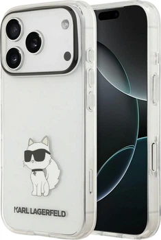 Etui do smartfona Apple iPhone 18 Pro/iPhone 17 Pro Karl Lagerfeld IML NFT Choupette Transparent (3666339683009)