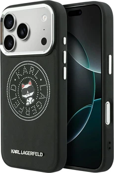 Etui do smartfona Apple iPhone 18 Pro/iPhone 17 Pro Karl Lagerfeld Point & Choupette Sketch MagSafe Black (3666339659844)