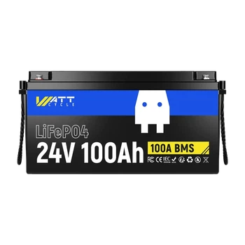 Акумуляторна батарея WattCycle 24V 100Ah LiFePO4