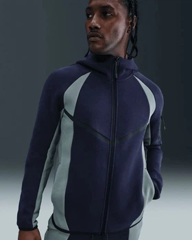 Кофта чоловіча Nike Tech Color-Block Full-Zip Fleece Windrunner M Синій IF1325-437