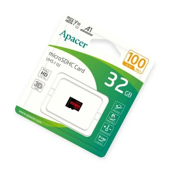 Карта памяти microSDHC 32Gb class 10 Apacer до R100MB, s
