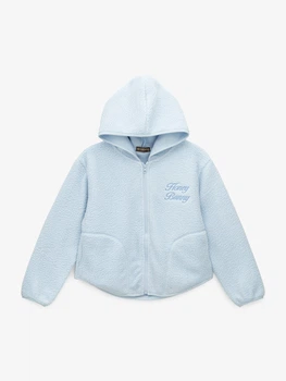 Кофта фліс однотонна для дівчинки GENUA G01329-0002 128 см Блакитний shop (2000999952869)