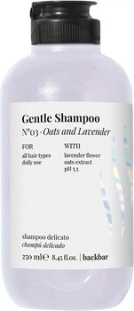 Szampon do włosów FarmaVita Back Bar Gentle Oats and Lavender 250 ml (8022033107176)