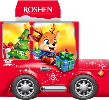 Подарочный набор Roshen Автомобиль Санты 328 г (4823077652790)