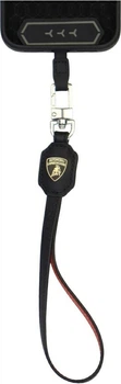 Uniwersalny sznurek Lamborghini D1 Leather Handstrap Orange (6955250273466)