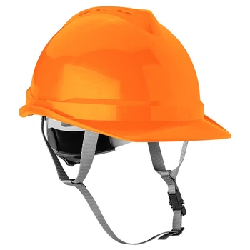 Kask przemysłowy NEO Tools z paskiem podbródkowym Pomarańczowy (5907558485981)