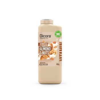 Гель для душа Dicora Urban Fit питательный с витамином B Миндаль и орехи 400 мл