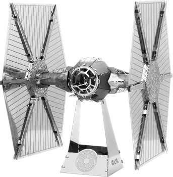 Metalowy konstruktor 3D Metal Earth Star Wars Imperialny myśliwiec TIE 67 elementów MMS256 (32309012569)