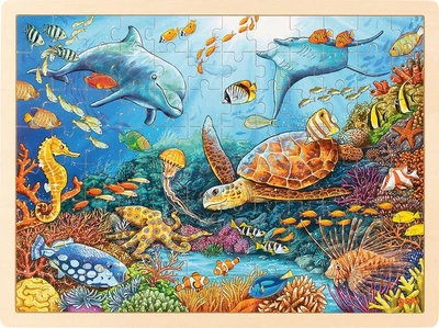 Puzzle drewniane Goki Wielka Rafa Koralowa 96 elementów (5220290)