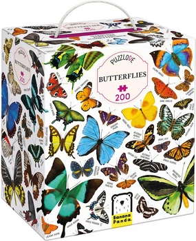 Puzzle Banana Panda Puzzlove Motyle 200 elementów (3695090)