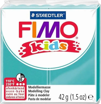 Masa modelarska Fimo Kids 42 g Szmaragdowa 8030-39 (4007817805077)