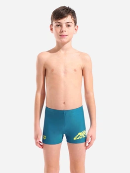 Подростковые плавки-шорты для мальчика Arena Lettering Swim Short 010864-600 152 см Бирюзовые (3468337923404)
