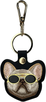 Чохол-брелок Nimmy для AirTag Glasses Cool Dog Black (6971080318665)