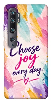 Чехол для Xiaomi Mi Note 10 с принтом Choose joy everyday