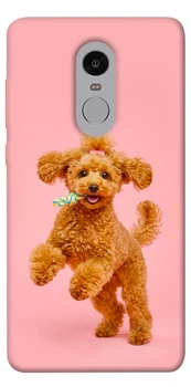 Чехол для Xiaomi Redmi Note 4X с принтом Happy poodle