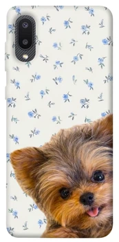 Чехол для Galaxy A02 с принтом Cute Yorkie